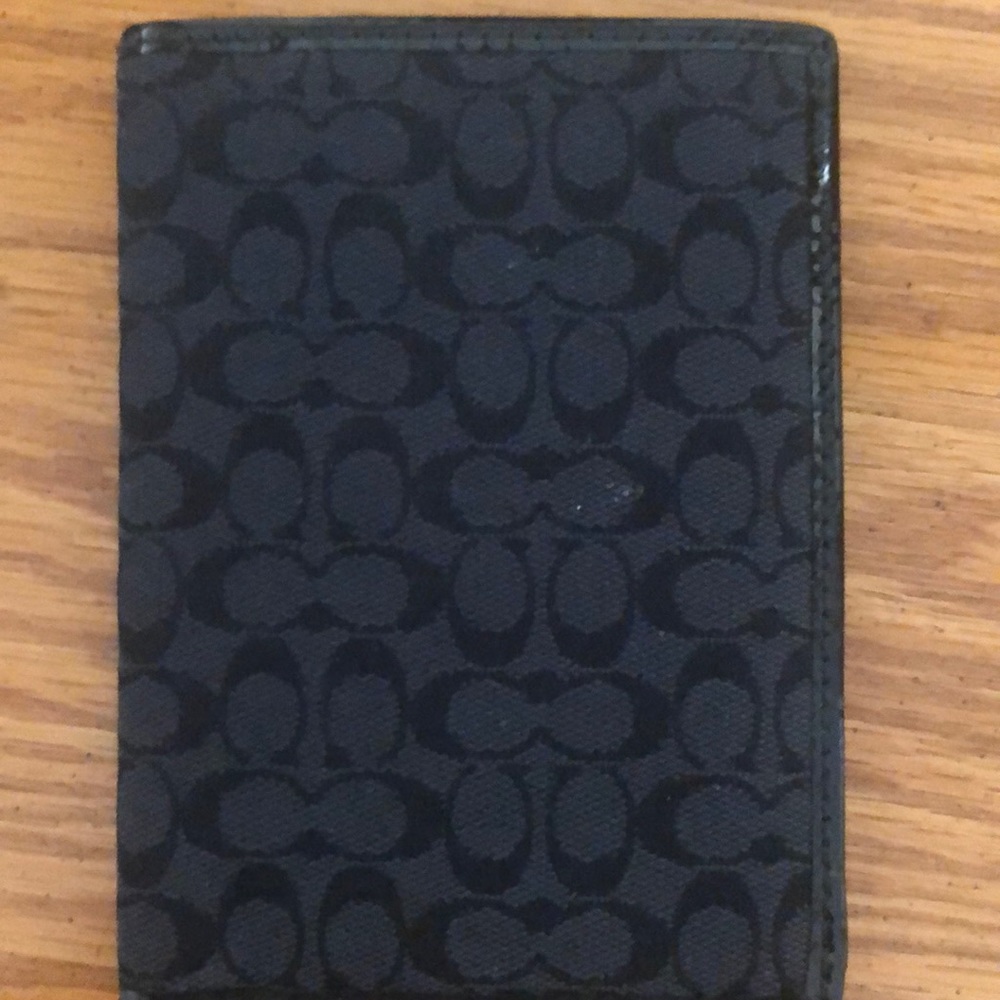 Coach passport cover